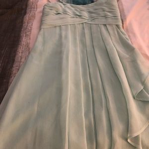 Mint green junior bridesmaid dress Size 10